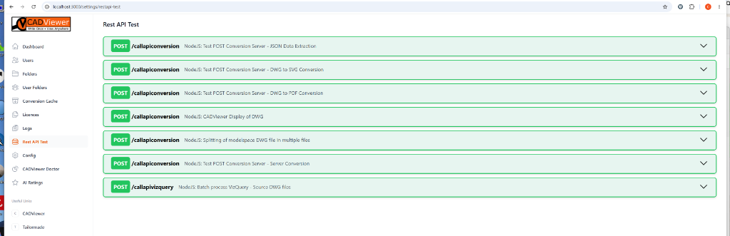 REST API Test Pane